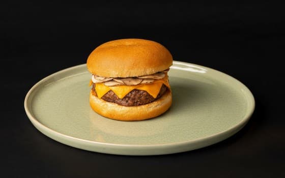 چیز برگر قارچ